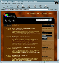 evolt.org with the 'hell' style
