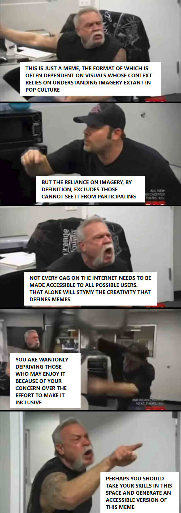 American Chopper meme.